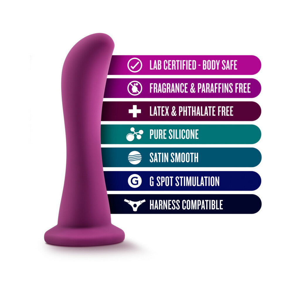 BLUSH - TEMPTASIA BELLATRIX 6.25 IN. CURVED DILDO PLUM