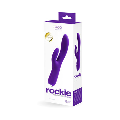 VEDO - ROCKIE RECHARGEABLE DUAL VIBE - INTO YOU INDIGO