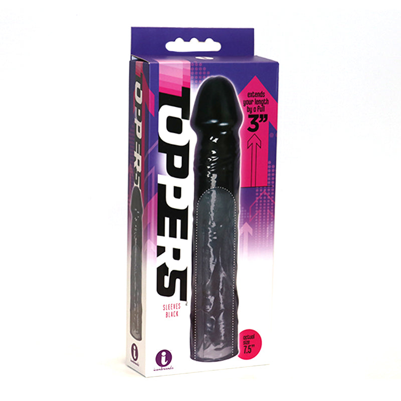 ICON BRANDS - THE 9'S, TOPPERS - BLACK, EXTENDER SLEEVE