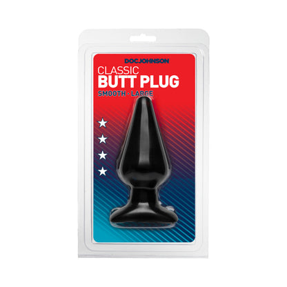 DOC JOHNSON - LARGE BUTT PLUG (BLACK)