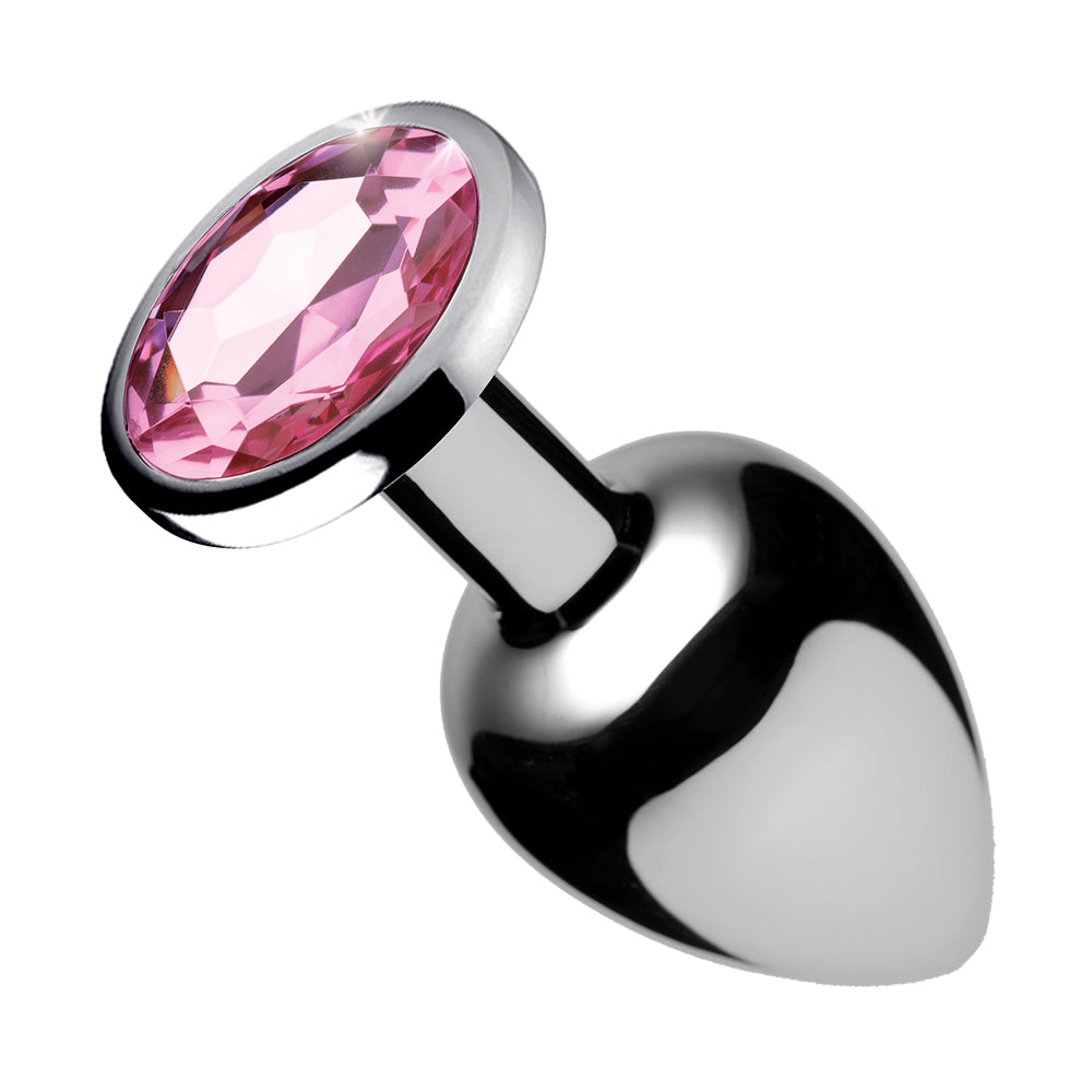 XR BRANDS - BOOTY SPARKS PINK GEM ANAL PLUG SMALL