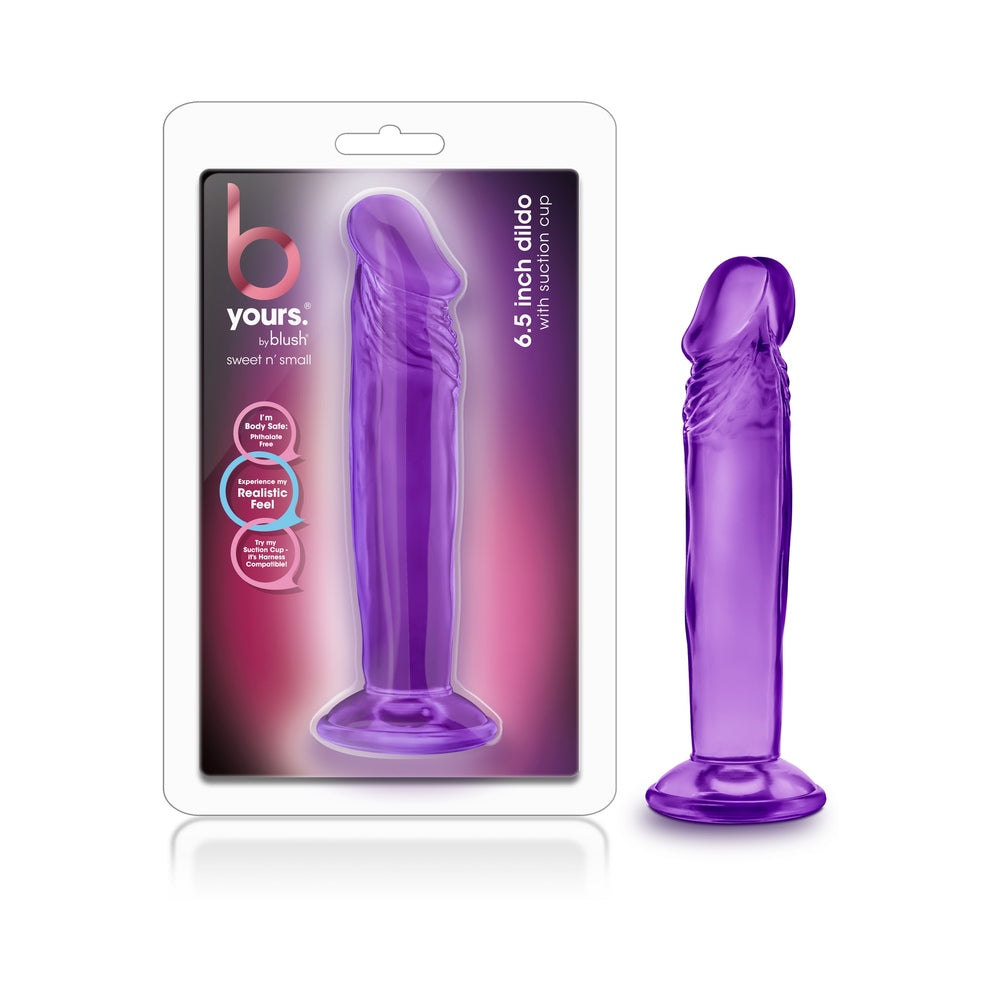 BLUSH - B YOURS SWEET N' SMALL 6.5 IN. DILDO PURPLE