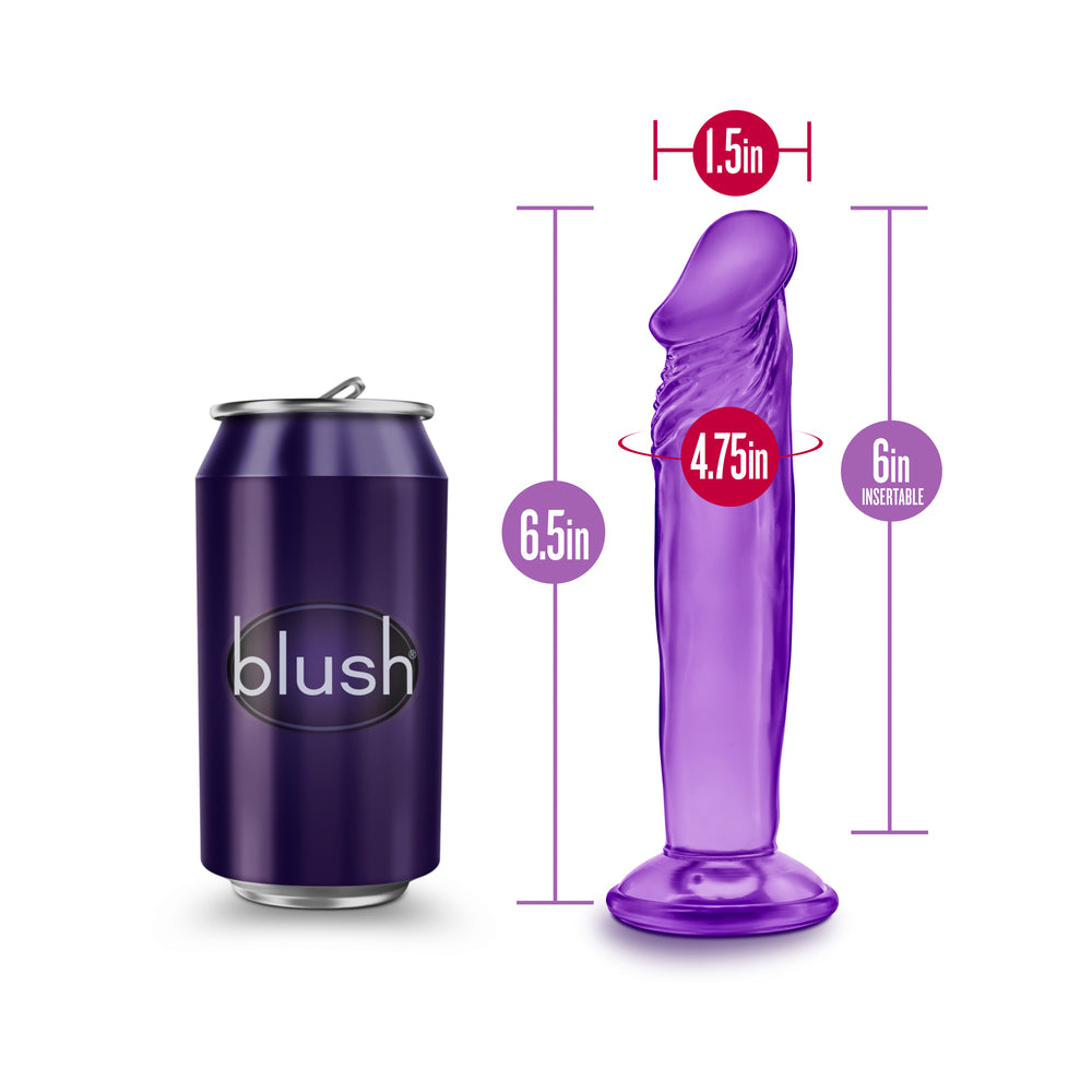 BLUSH - B YOURS SWEET N' SMALL 6.5 IN. DILDO PURPLE