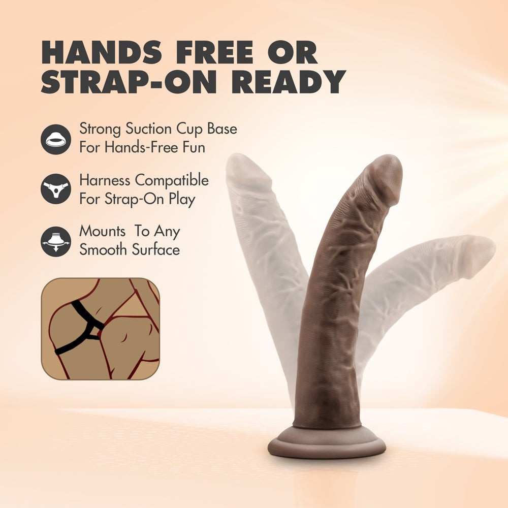 BLUSH - DR. SKIN REALISTIC 7.5 IN. DILDO