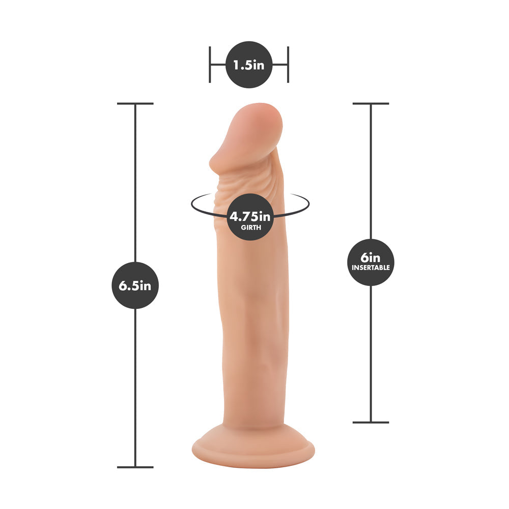 BLUSH - DR. SKIN DR. SMALL REALISTIC 6.5 IN. DILDO