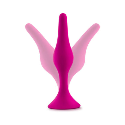 BLUSH - LUXE 3 PIECE SILICONE BEGINNER PLUG KIT