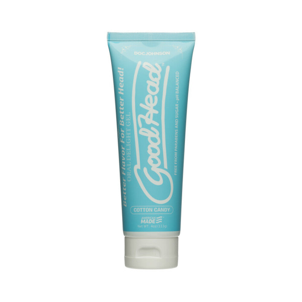 DOC JOHNSON - GOODHEAD ORAL DELIGHT GEL 4 OZ TUBE COTTON CANDY