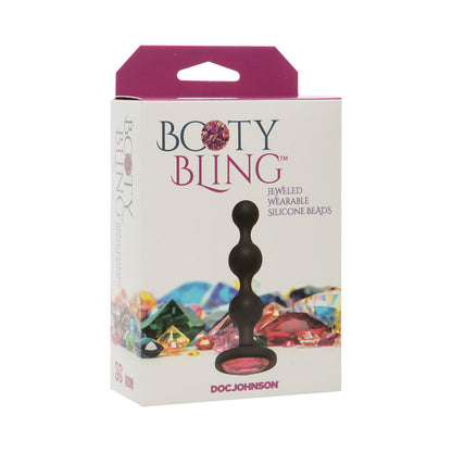 DOC JOHNSON - BOOTY BLING JEWELED WEARABLE SILICONE BEADS