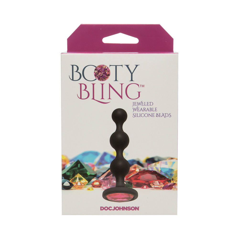 DOC JOHNSON - BOOTY BLING JEWELED WEARABLE SILICONE BEADS