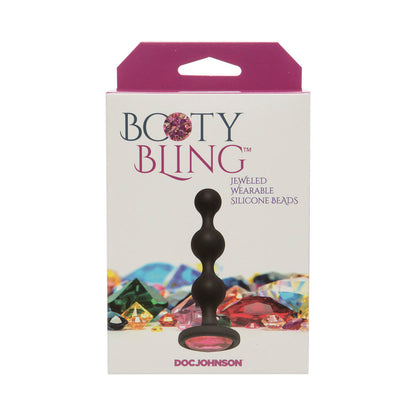 DOC JOHNSON - BOOTY BLING JEWELED WEARABLE SILICONE BEADS