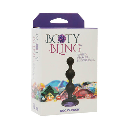 DOC JOHNSON - BOOTY BLING JEWELED WEARABLE SILICONE BEADS