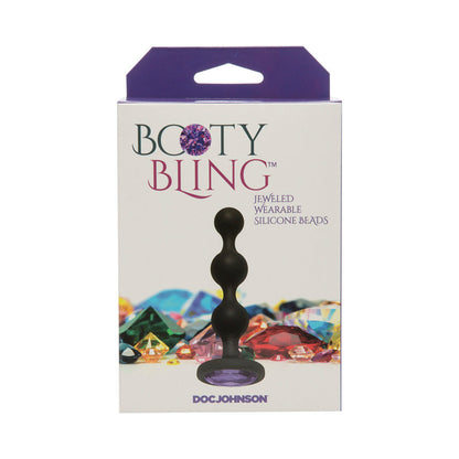 DOC JOHNSON - BOOTY BLING JEWELED WEARABLE SILICONE BEADS