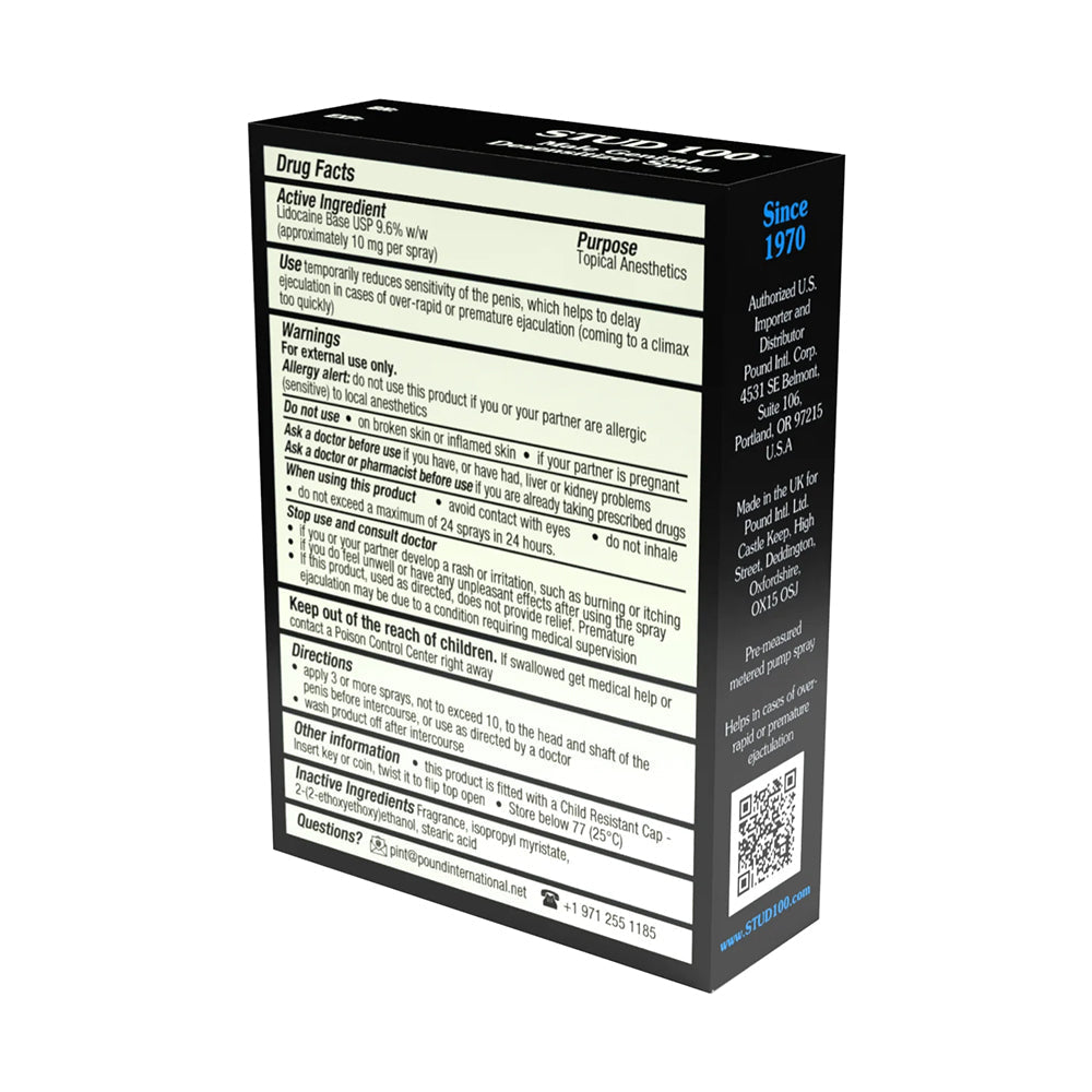 STUD 100 - DESENSITIZING SPRAY 0.44 OZ.