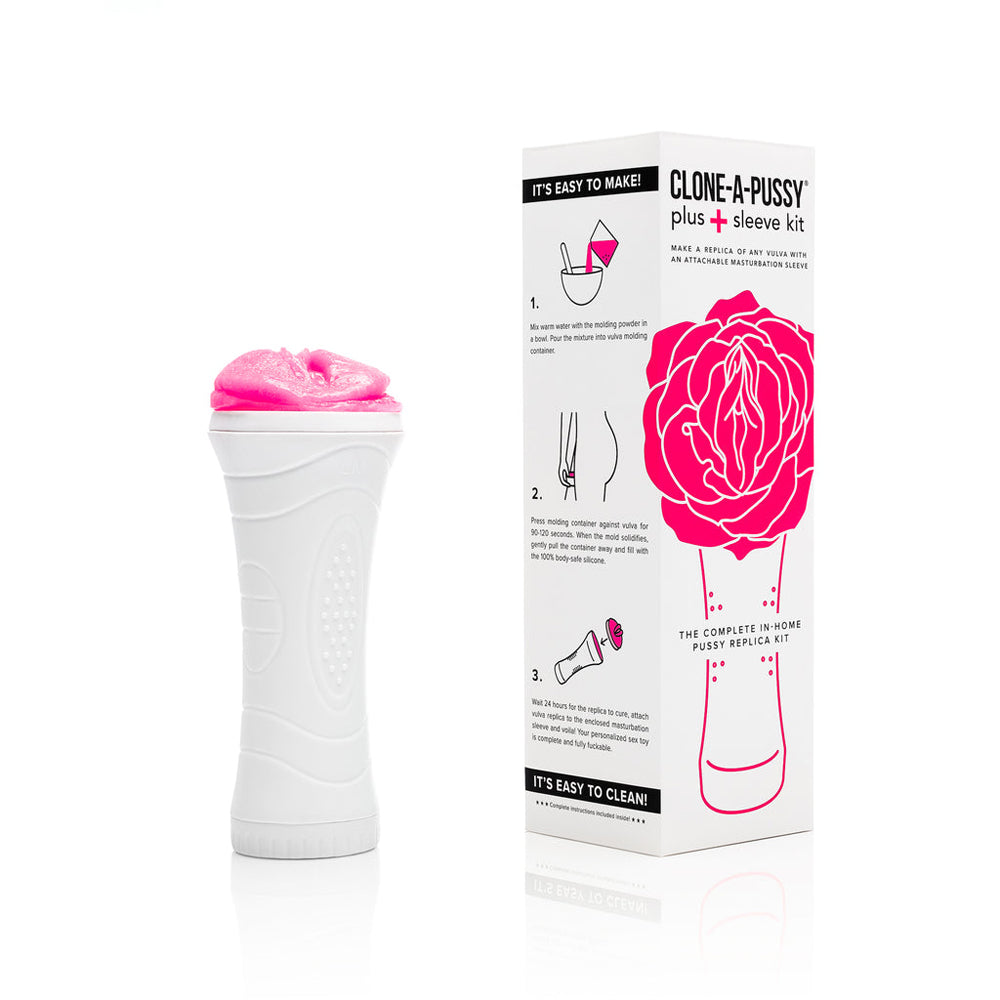 CLONE-A-PUSSY - PLUS SLEEVE DIY CASTING KIT HOT PINK