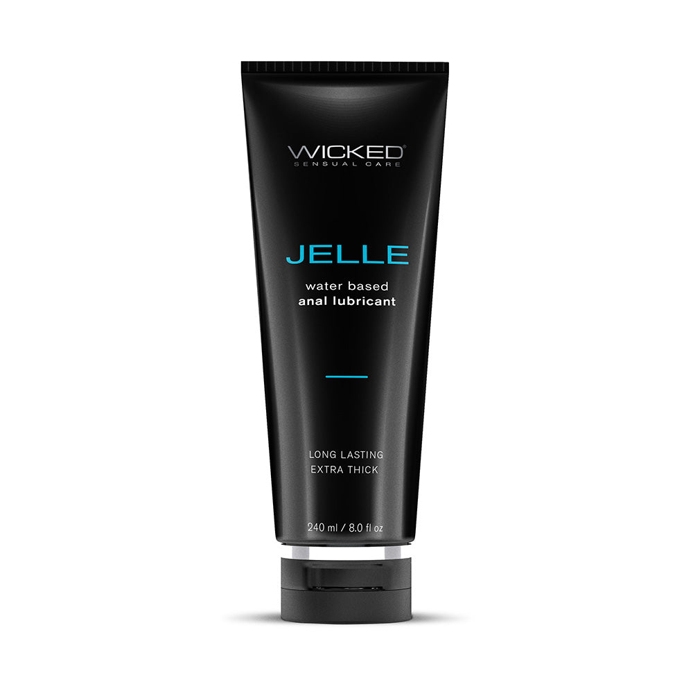 WICKED - JELLE WATER-BASED ANAL LUBRICANT 8 OZ.