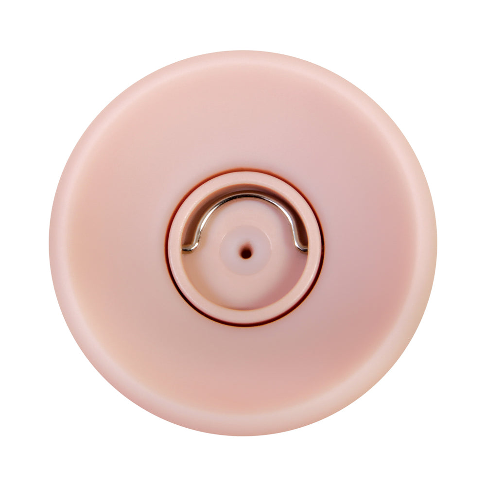 EVOLVED - BIG SHOT DILDO VIBRATÓRIO RECARREGÁVEL DE 8 POL. EM SILICONE COM FUNÇÃO DE EJACULAÇÃO BEGE