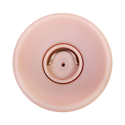 EVOLVED - BIG SHOT DILDO VIBRATÓRIO RECARREGÁVEL DE 8 POL. EM SILICONE COM FUNÇÃO DE EJACULAÇÃO BEGE