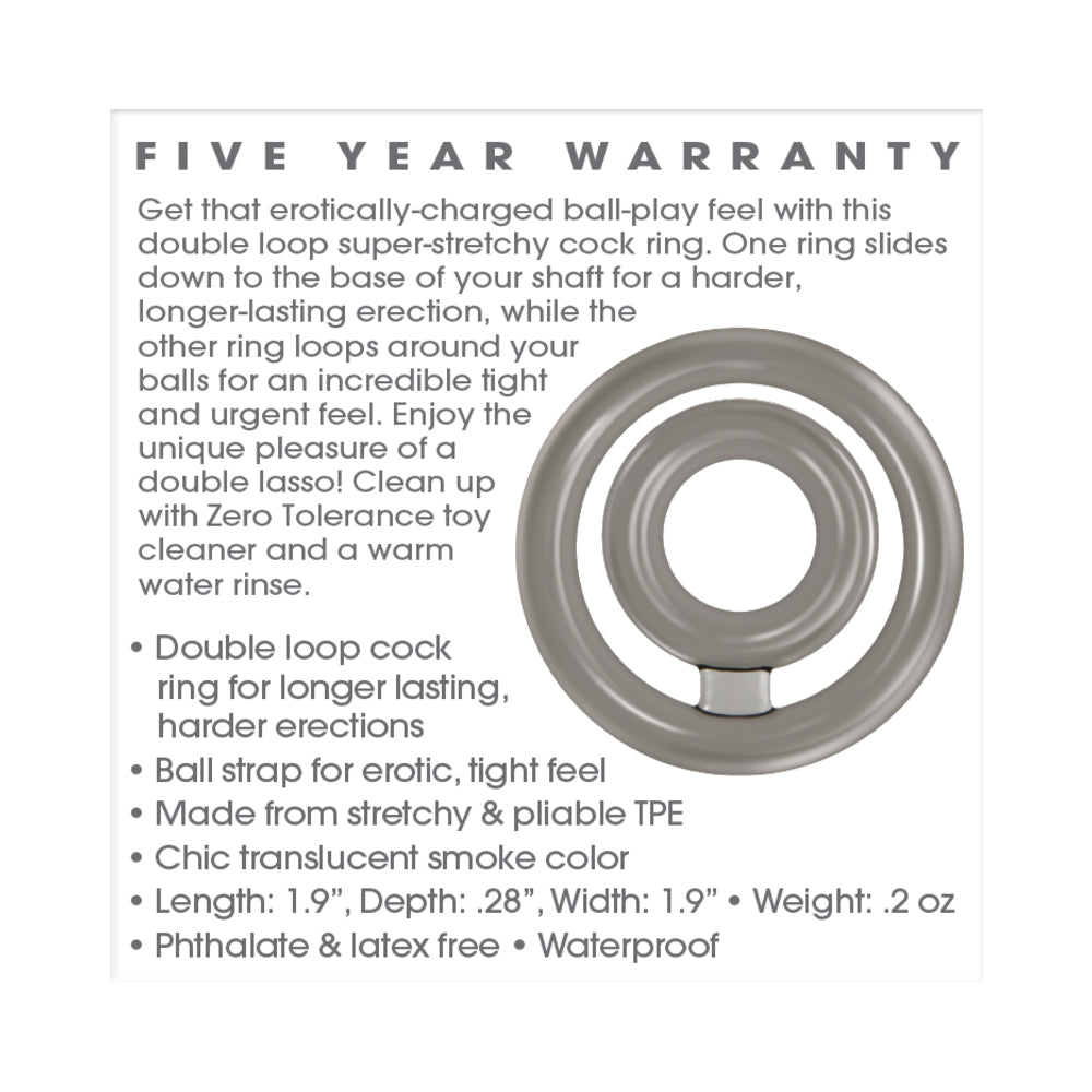 ZERO TOLERANCE - BULLSEYE DUAL RING COCKRING SMOKE