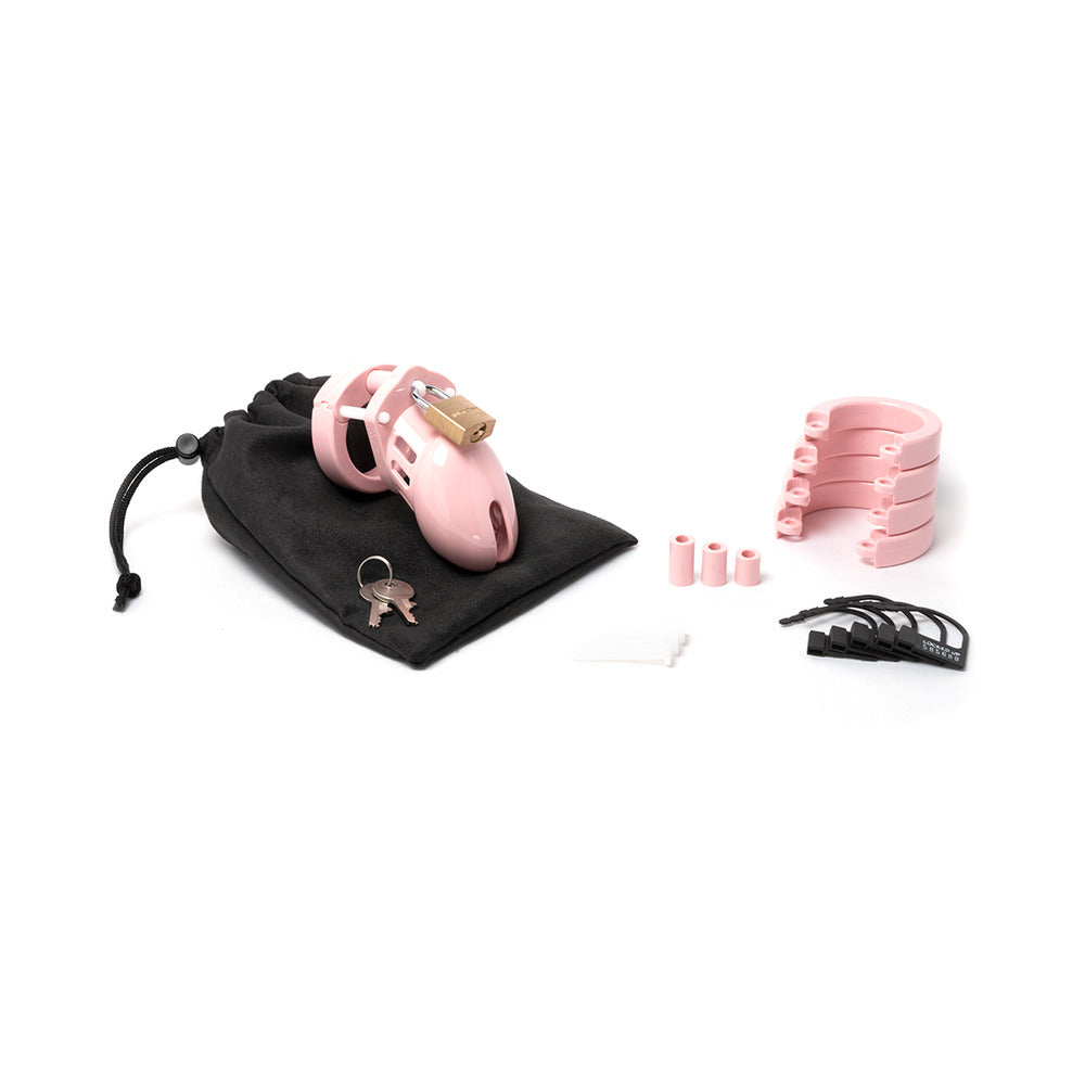 CB-X - GAIOLA DE CASTIDADE MASCULINA CB-6000S ROSA
