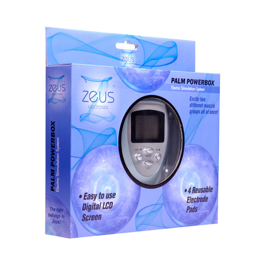 XR BRANDS - ZEUS POWER BOX TAMANHO DE BOLSO 6 MODOS