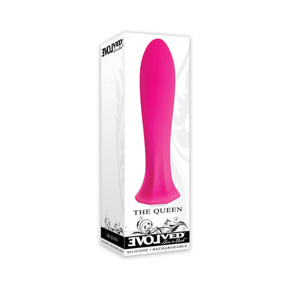 EVOLVED - THE QUEEN RECHARGEABLE SILICONE MINI VIBRATOR PINK