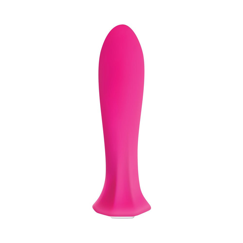 EVOLVED - THE QUEEN RECHARGEABLE SILICONE MINI VIBRATOR PINK