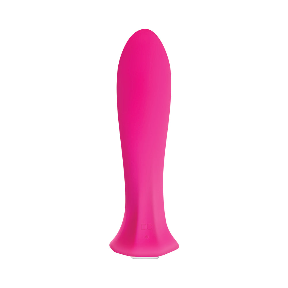 EVOLVED - THE QUEEN RECHARGEABLE SILICONE MINI VIBRATOR PINK