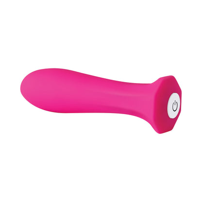 EVOLVED - THE QUEEN RECHARGEABLE SILICONE MINI VIBRATOR PINK