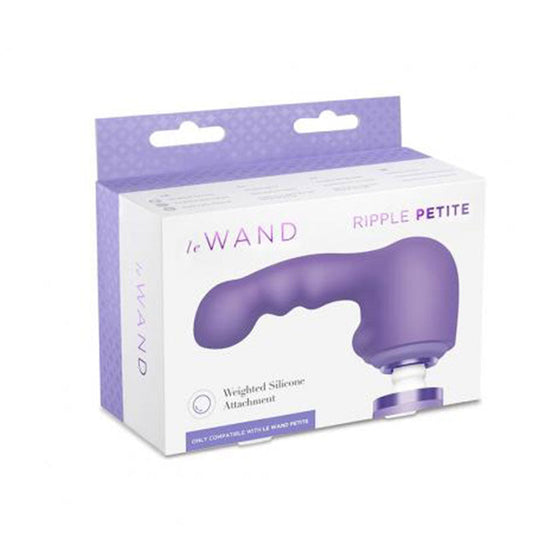 LE WAND - PETITE RIPPLE WEIGHTED SILICONE ATTACHMENT