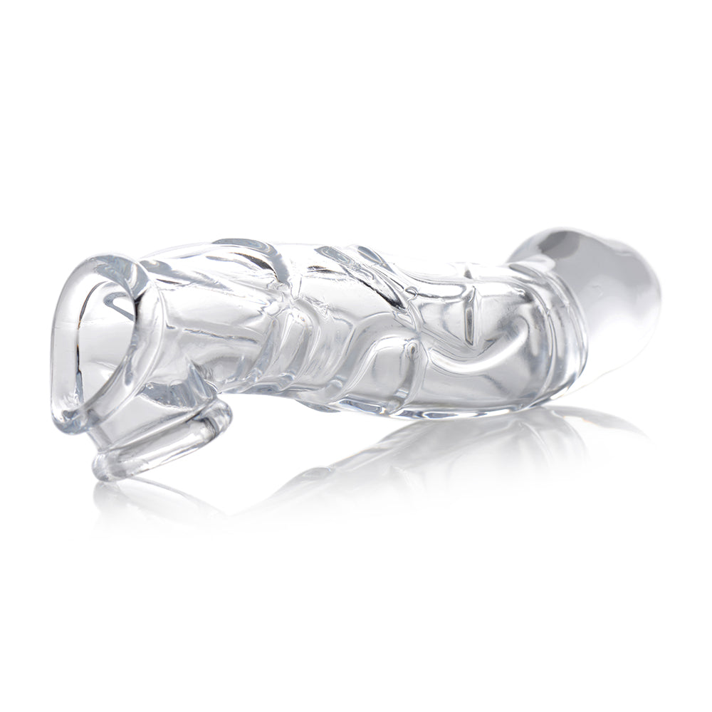 XR BRANDS - SIZE MATTERS 2 IN. CLEAR EXTENDER SLEEVE