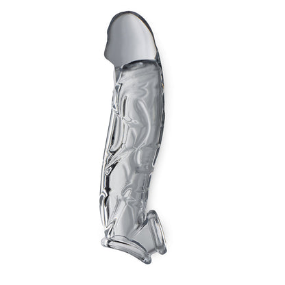 XR BRANDS - SIZE MATTERS 2 IN. CLEAR EXTENDER SLEEVE