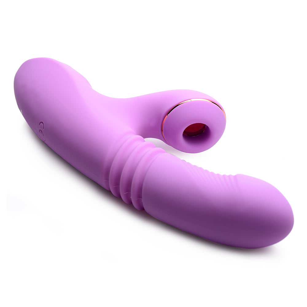 XR BRANDS - SHEGASM THRUSTING SUCTION RABBIT