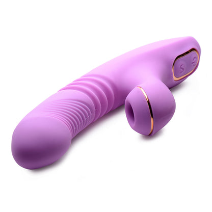 XR BRANDS - SHEGASM THRUSTING SUCTION RABBIT