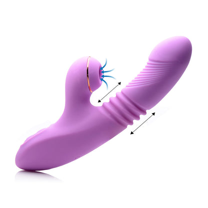 XR BRANDS - SHEGASM THRUSTING SUCTION RABBIT