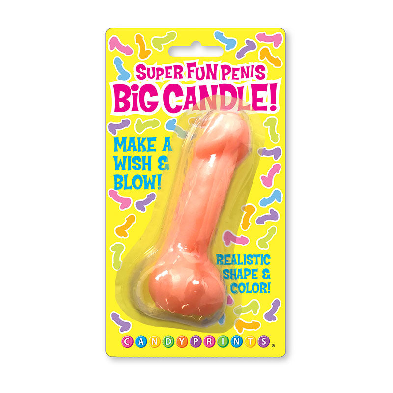 LITTLE GENIE - VELA SUPER DIVERTIDA EM FORMA DE PÉNIS, ROSA