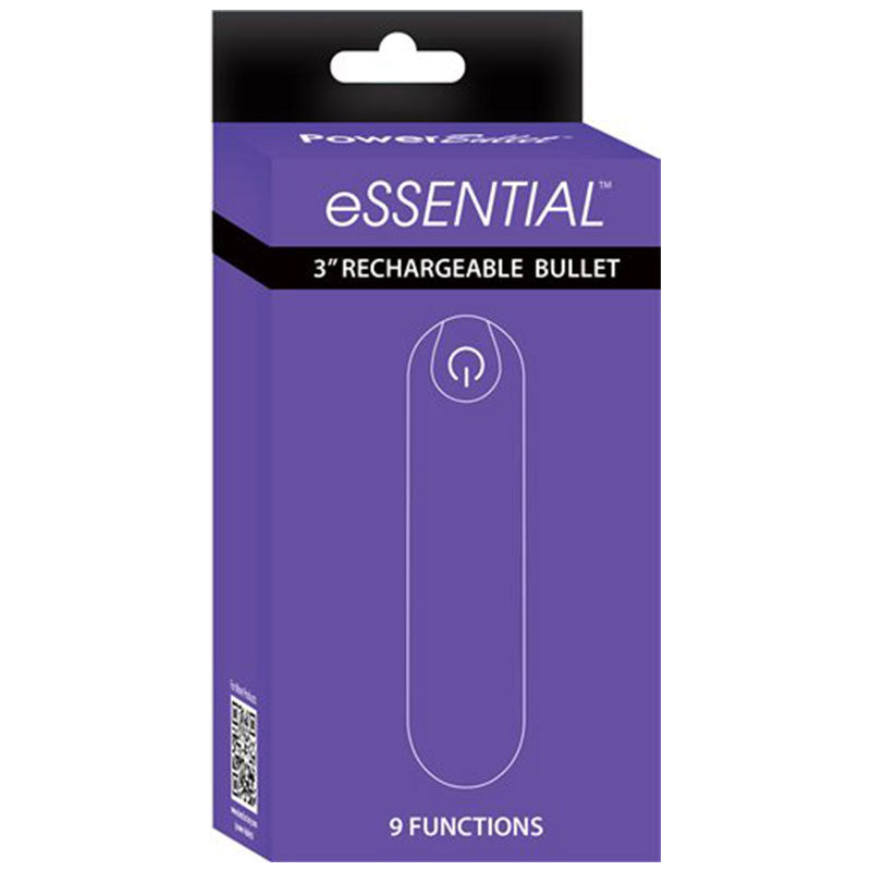 BMS - VIBRADOR BULLET RECARREGÁVEL POWERBULLET ESSENTIAL DE 3 POL.
