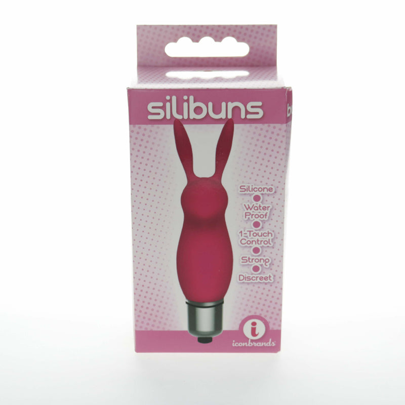 ICON BRANDS - THE 9'S SILICONE BUNNY BULLET PINK