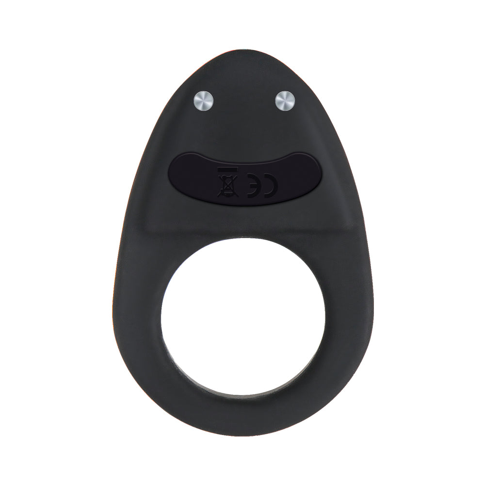 ZERO TOLERANCE - ANEL PENIAN VIBRATÓRIO RECARREGÁVEL EM SILICONE NIGHT RIDER PRETO