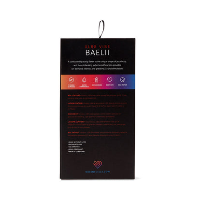NU SENSUELLE - BAELII XLR8 TURBO FLEXIBLE VIBE PURPLE