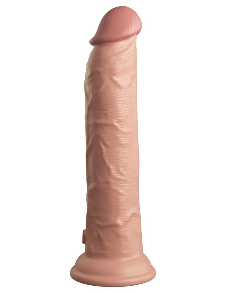 PIPEDREAM - KING COCK ELITE - 9" DUAL DENSITY VIBRATING SILICONE COCK WITH REMOTE  LIGHT