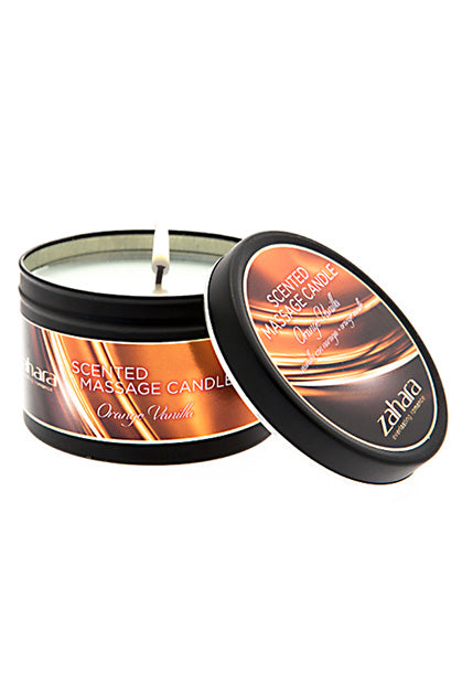 ZAHARA - VELA VAINILLA CON NARANJA PACK 6