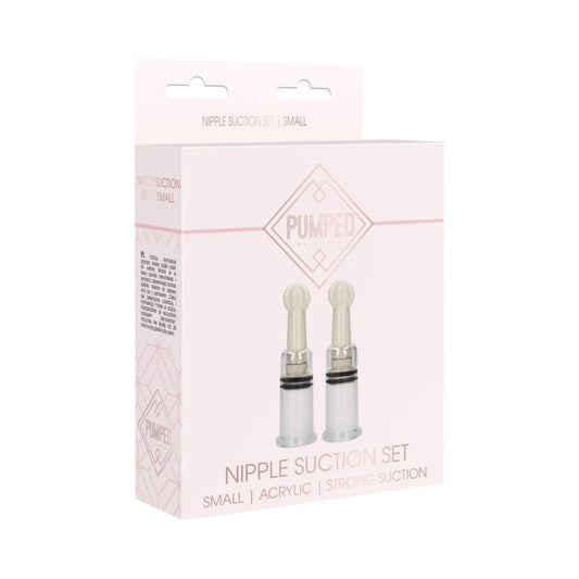 SHOTS - CONJUNTO DE SUCÇÃO PARA MAMILOS PUMPED ROSA PEQUENO
