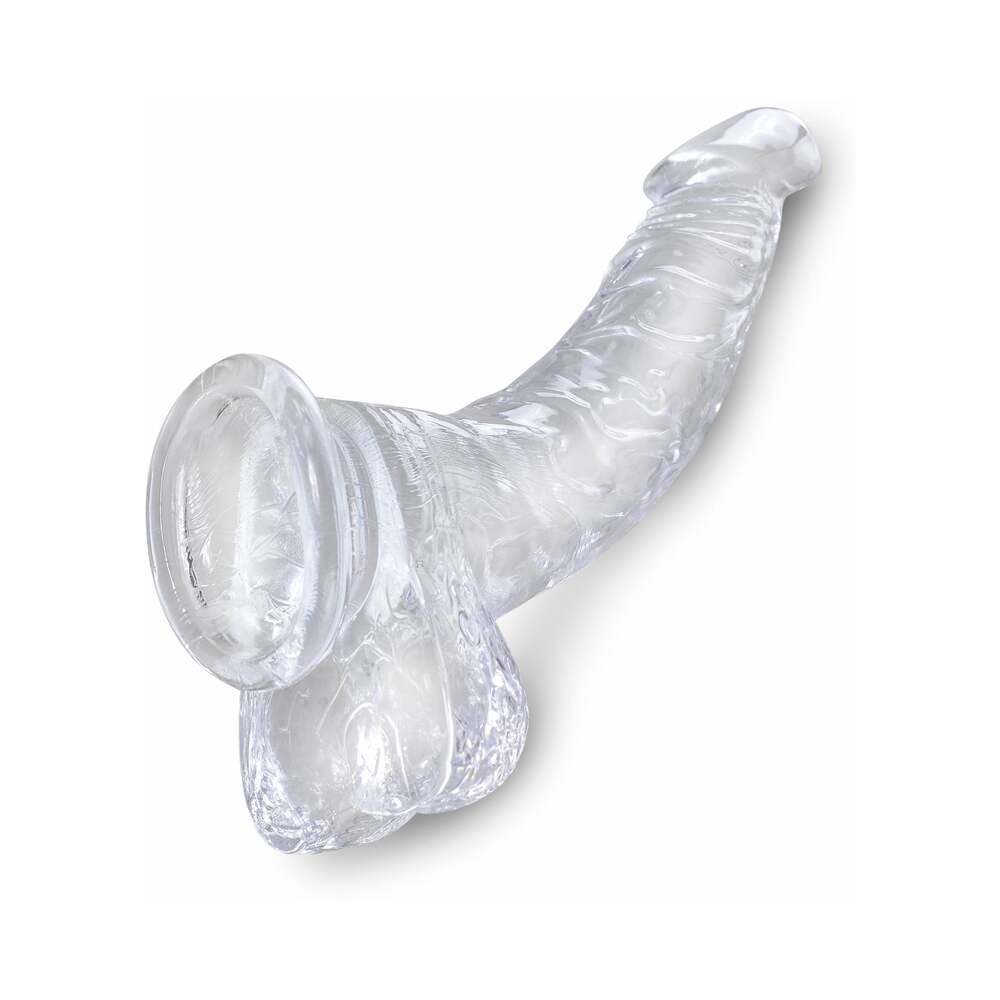 PIPEDREAM - KING COCK CLEAR 7.5 IN. REALISTIC DILDO WITH BALLS AND SUCTION CUP