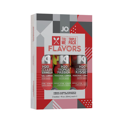 SYSTEM JO JO TRI-ME TRIPLE PACK FLAVORS WATER-BASED LUBRICANT 3-PACK