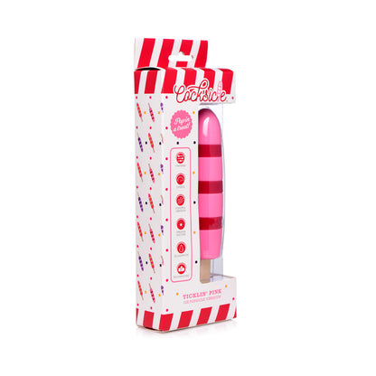XR BRANDS - COCKSICLE TICKLIN' PINK 10X POPSICLE VIBRATOR