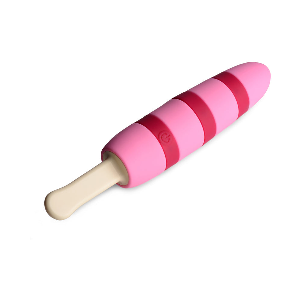 XR BRANDS - COCKSICLE TICKLIN' PINK 10X POPSICLE VIBRATOR
