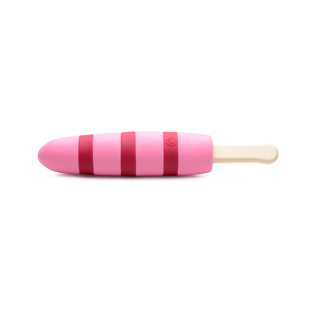 XR BRANDS - COCKSICLE TICKLIN' PINK 10X POPSICLE VIBRATOR