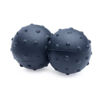 XR BRANDS - MASTER SERIES DRAGON'S ORBS NUBBED SILICONE MAGNETIC BALLS