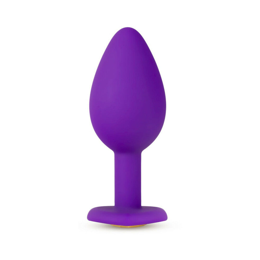 BLUSH - TEMPTASIA BLING ANAL PLUG WITH HEART SHAPED GEM BASE SMALL