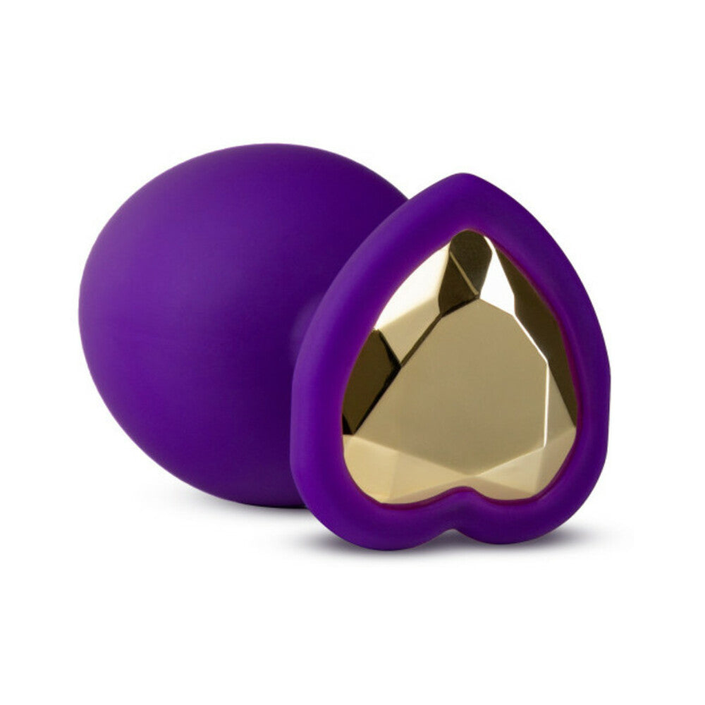 BLUSH - TEMPTASIA BLING ANAL PLUG WITH HEART SHAPED GEM BASE SMALL